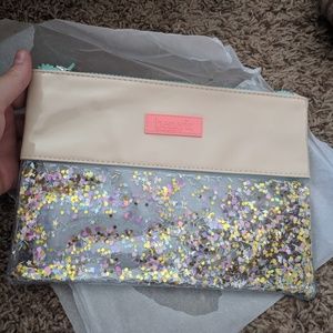 NWT Benefit confetti makeup bag